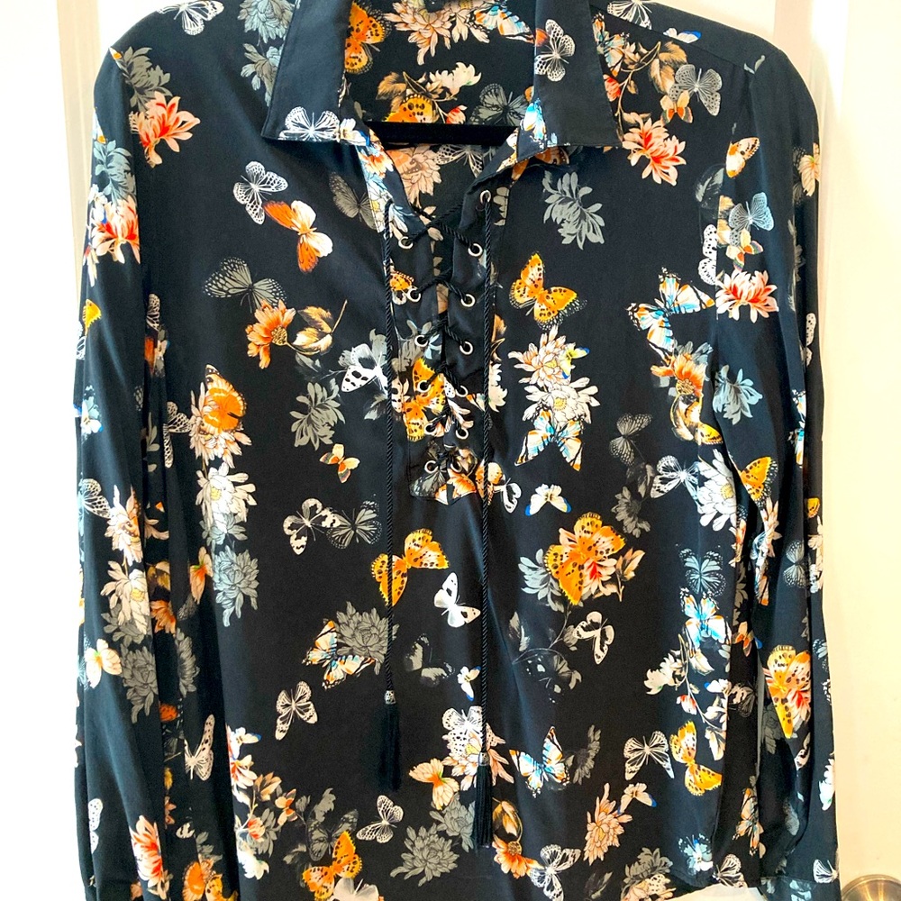 The KOOPLES lace front tunic!